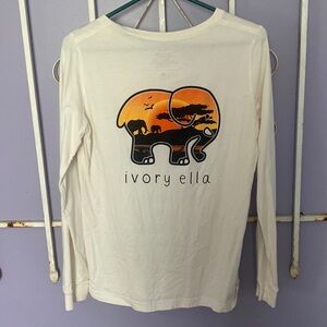 Ivory Ella Dessert Long Sleeve Size Medium